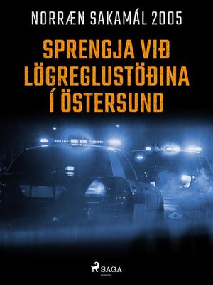 cover image of Sprengja við lögreglustöðina í Östersund